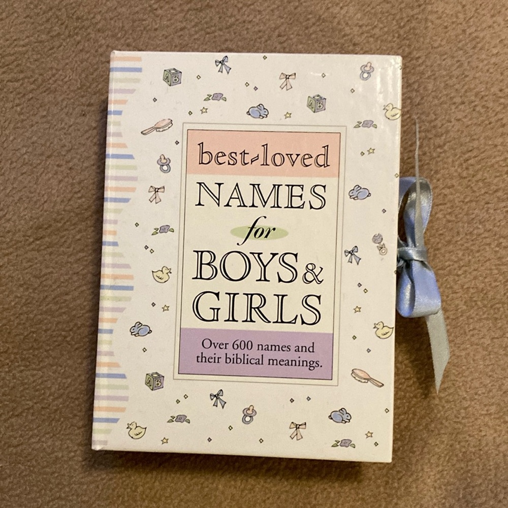 Best-Loved Names for Boys & Girls Book